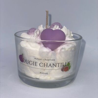 Vela de Higo Chantilly