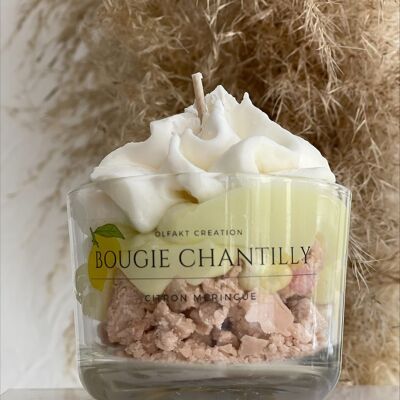 Bougie Chantilly Citron meringué