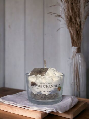 Bougie chantilly parfumée au chocolat Noisette 1