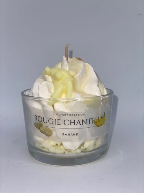 Bougie Chantilly banane