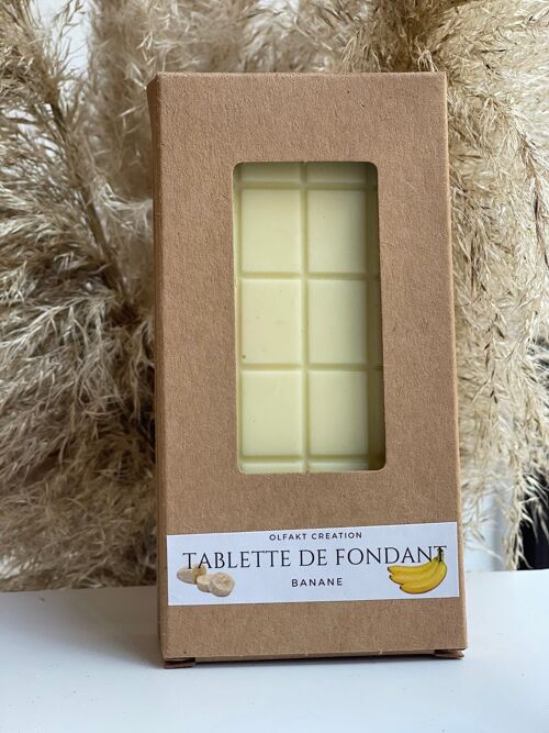 Fondant Parfum Tablette banane