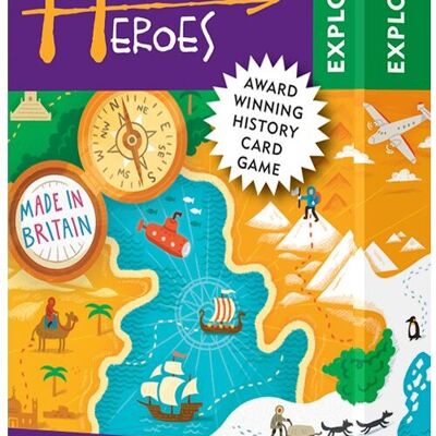 History Heroes Explorers Travel card game for all the family