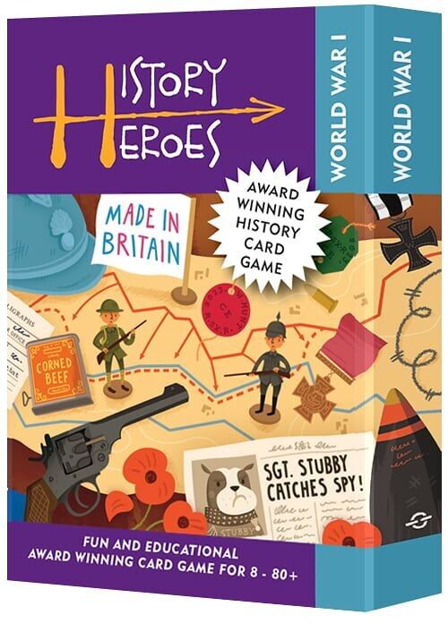 History Heroes World War 1 Quiz card game