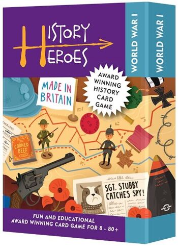 Jeu de cartes History Heroes World War 1 Quiz 1