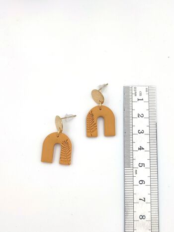 Boucles d'oreilles en pâte polymère 3