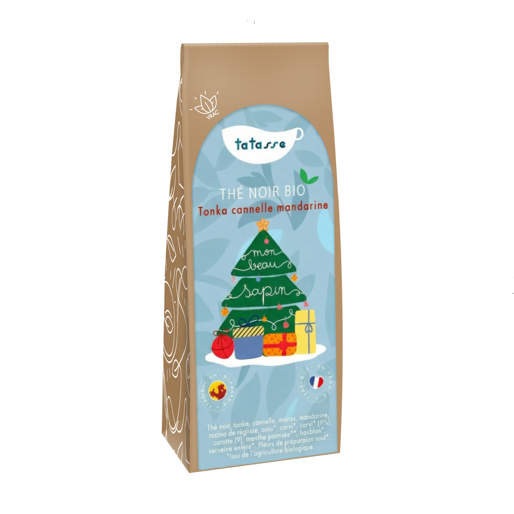 Thé noir bio épices & mandarine – infusion de Noël gourmande – Mon Beau Sapin
