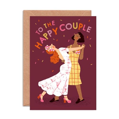 Happy Couple (FF) Greeting Card