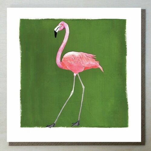 WND44 flamingo card