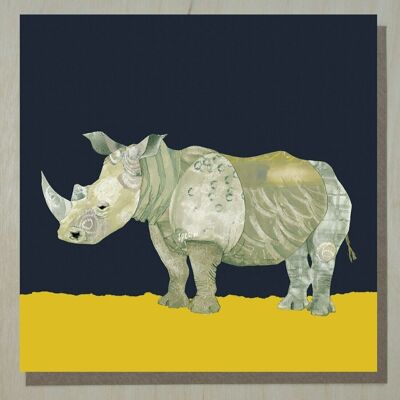 Carte rhinocéros WND264 (gentil Saul)
