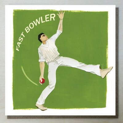 WND101 Cricket-Karte (schneller Bowler)