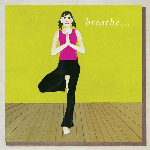 WND102 yoga card (breathe)