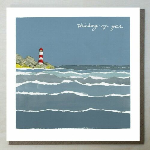 WND214 lighthouse (thinking of you) card