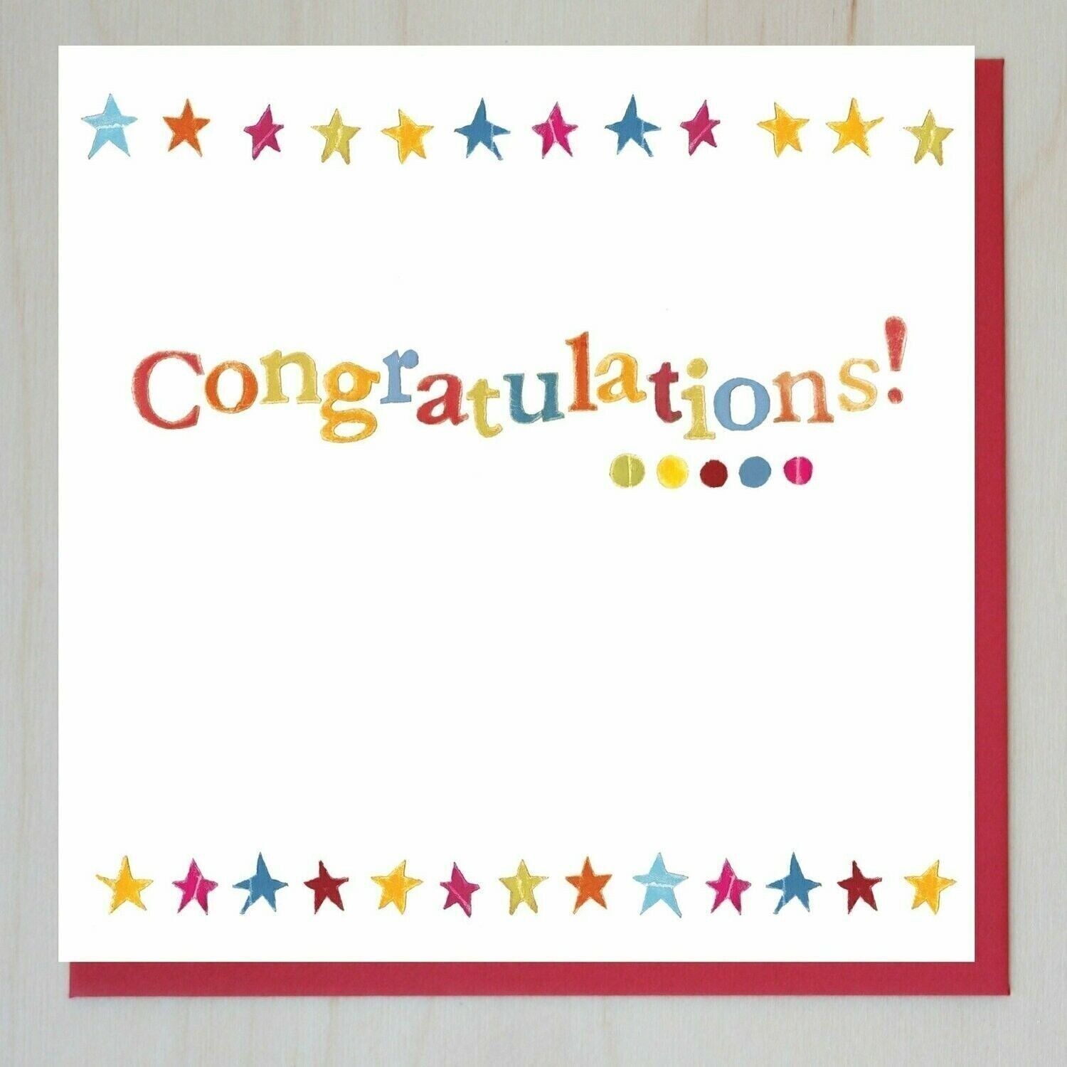 Biglietto di congratulazioni WND249 (stelle)