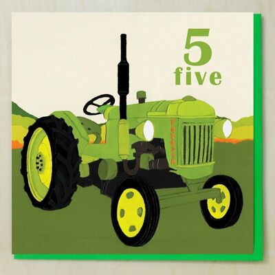 WND50 Alter 5 grüner Traktor