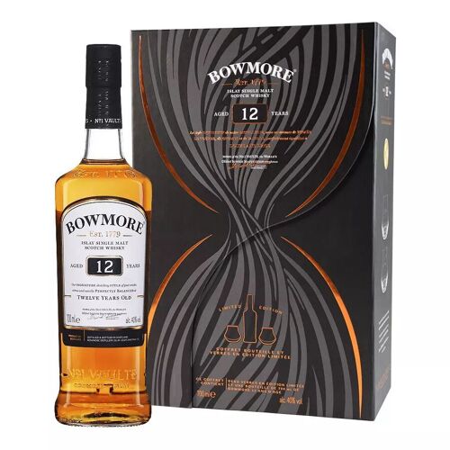 Bowmore 12 Ans - Coffret 2 Verres