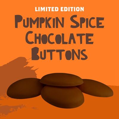 Pumpkin Spice Chocolate Buttons Bulk, Vegan Organic