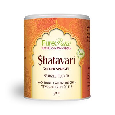 Polvo Shatavari (Orgánico y Crudo) 50 g