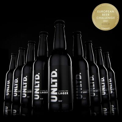 UNLTD. Bière blonde - 12 bouteilles de 330 ml