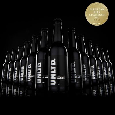 UNLTD. Lager - 24 x 330ml bottles