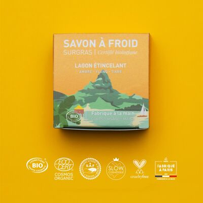 Savon à froid surgras certifié BIO | Lagon Étincelant