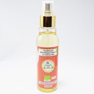 White Balsamic Condiment with Organic Saffron 100ml Spray