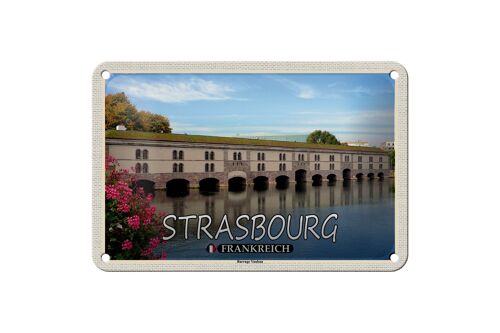Buy wholesale Tin Sign Travel 18x12cm Strasbourg France Barrage Vauban  Decoration