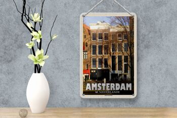 Signe de voyage en étain, 12x18cm, Amsterdam, pays-bas, décoration de maison Anne Frank 4