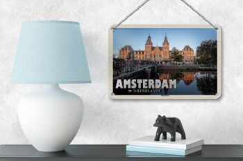 Panneau de voyage en étain, 18x12cm, panneau du Rijksmuseum d'amsterdam et des pays-bas 4