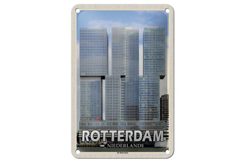 Blechschild Reise 12x18cm Rotterdam Niederlande De Rotterdam Schild