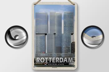Panneau De voyage en étain, 12x18cm, panneau De Rotterdam, pays-bas 2