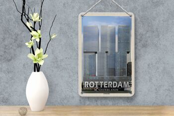 Panneau De voyage en étain, 12x18cm, panneau De Rotterdam, pays-bas 4