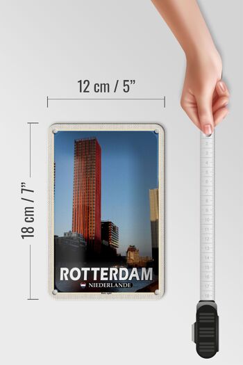 Panneau de voyage en étain, 12x18cm, panneau de pomme rouge de Rotterdam, pays-bas 5