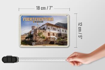 Panneau de voyage en étain, 18x12cm, Fuerteventura, espagne, Villa, signe d'hiver 5