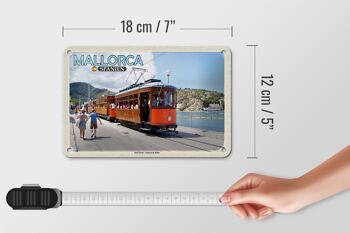 Panneau de voyage en étain, 18x12cm, panneau de tramway de l'île de majorque, espagne, Tranvia 5