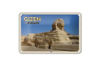 Signe de voyage en étain, 18x12cm, signe décoratif, cadeau Sphinx de gizeh, egypte 1