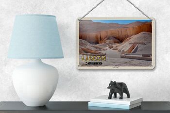 Panneau décoratif de voyage en étain, 18x12cm, louxor, egypte, vallée des rois 4