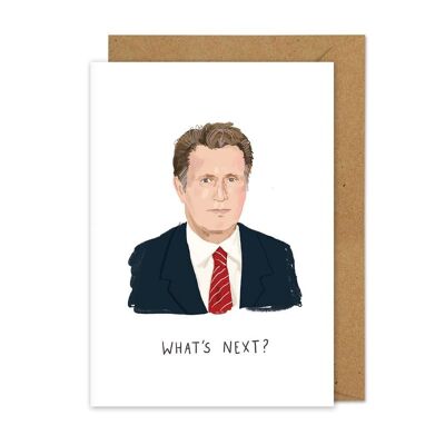 Jed Bartlet – The West Wing inspirierte A6-Karte