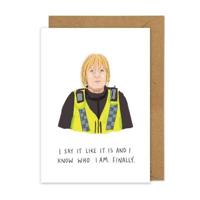 Catherine - Tarjeta A6 inspirada en Happy Valley