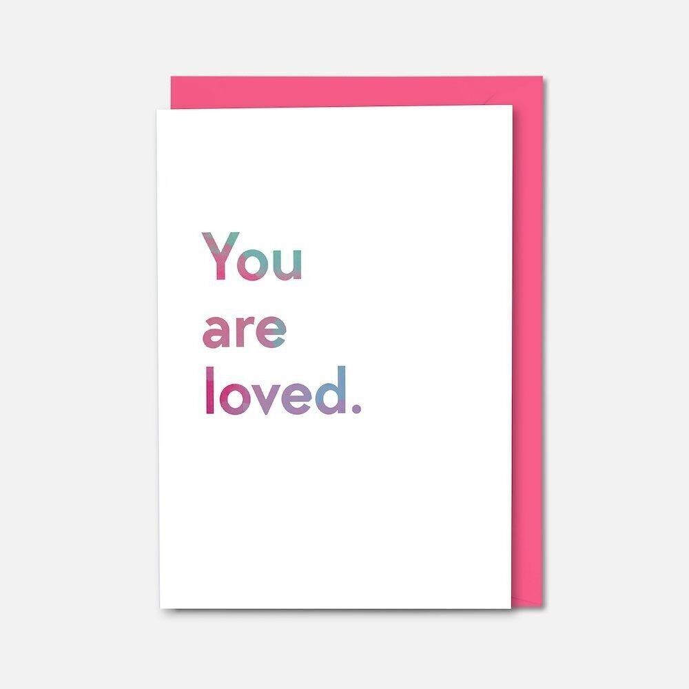 Sei amato carta colorata