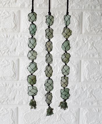 Green Aventurine Crystal Hanger, Car Accessories Gemstone 1