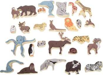 Animaux de puzzle de lettre | Casse-têtes | Bois 5