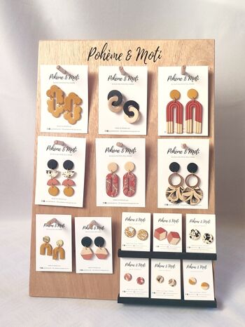 Boucles d'oreilles en pâte polymère (Collection entière) 2