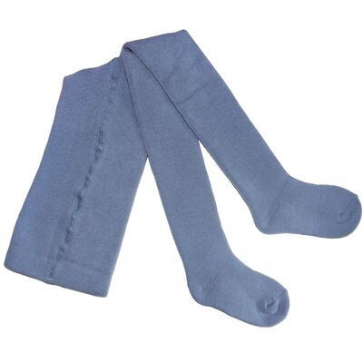 Collants bébé et enfant en éponge, peluche douce, froissée > Uni jeans <