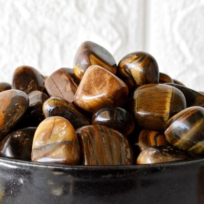 1Pc Tiger Eye Tumbled Stones ~ Healing Tumbled Stones