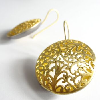 BOUCLES D'OREILLES "JARDIN SECRET" 1