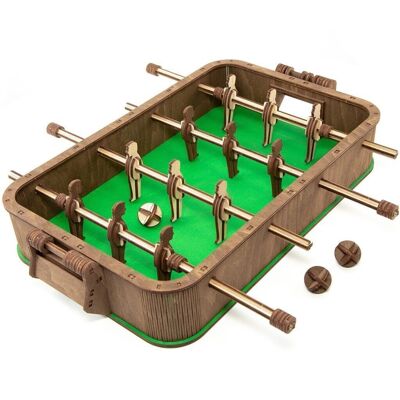 DIY Eco Wood Art, 3D Wooden Puzzle, Table Football, 1140, 36x37x7.8cm