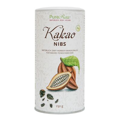 Cocoa Nibs (Variety: Criollo), (Organic & Raw) 250 g