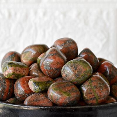 1Pc Unakite Tumbled Stones ~ Healing Tumbled Stones