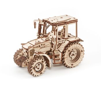 Puzzle mécanique 3D DIY Eco Wood Art, tracteur Belarus-82, 1157, 21,8 × 11,8 × 15,5 cm 3