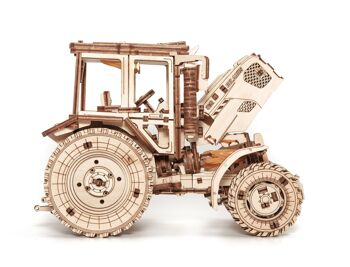 Puzzle mécanique 3D DIY Eco Wood Art, tracteur Belarus-82, 1157, 21,8 × 11,8 × 15,5 cm 4